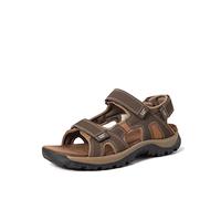 Cat Footwear Homme Giles Open Toe Sandals, Marron (Marron Foncé Mens Marron Foncé), 39.5 EU