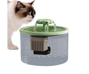Cat Fountain 1.2L | 15x15cm/5.91x5.91 inches Automatic Cat Water Dispenser,Quiet Drinking Bowl for Home Kitchen Living Room Play Area Apartment Indoor Bedroom