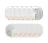 Cat Fountain Filter - Triple Filtration Replacement Filters, Dog Water Dispenser Filter Set, Multi Layer Carbon Foam Inserts, Pet Drinking Fountain Accessories for Home, Travel