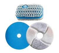 Cat Fountain Filter, Water Purifier Pad Set, Activated Carbon Replacement Disc Kit, Multi Layer Sediment Absorption Build, Pet Drinking Dispenser Accessory, Cats Dogs Kitten Daily 4.13x4.13 inches