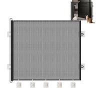 Cat Gate, Retractable Pet Safety Barrier, Mesh Fence Gate, No Drill Childproofing Solution Available in Three Distinct Sizes for Small Medium Large Breeds Including Bunny Kitten Baby and Toddler