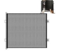Cat Gate, Retractable Safety Gates, 43.31x30.71 inches Safety Mesh Fence No Drilling Barrier for Small Medium Large Breeds, Childproofing, Animals Bunny Kitten Baby and Toddler Use