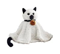 Cat Ghost Plush, Halloween Huggable Doll, Stuffed Pillow Toy with Soft Fabric and Spooky Design, Cute Decoration for Halloween Party, Kids, Boys, Birthday Celebrations, Home, Sofa, Bed, Gift