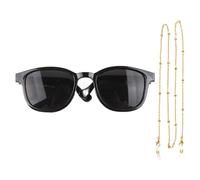 Cat Glasses with Chain, Funny Pet Cosplay Eyewear, 3.15x2.95x1.18 inches Cute Dress-Up Accessory (Lightweight & Comfortable), for Halloween, Christmas, Parties, Travel