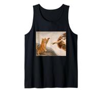 Cat God Creation of Adam Meme - Chat Lover Kitten Owner Kitty Débardeur