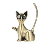 Cat God Ring Holder Unique Cat God Design Zinc Alloy Sturdy Durable Rétro Style Ring Organizer for Jewelry Storage and Gift Giving