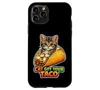 Cat Got Your Taco Nourriture Amusante pour Chat Coque pour iPhone 11 Pro