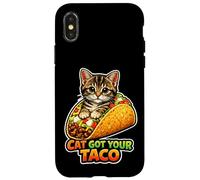 Cat Got Your Taco Nourriture Amusante pour Chat Coque pour iPhone X/XS