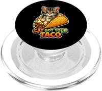 Cat Got Your Taco Nourriture Amusante pour Chat PopSockets PopGrip pour MagSafe