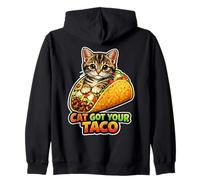 Cat Got Your Taco Nourriture Amusante pour Chat Sweat à Capuche