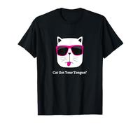 Cat Got Your Tongue Jeu de mots amusant pour les amoureux des chats T-Shirt