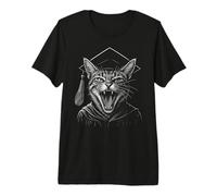 Cat Graduation Gown Funny Cat Class of T-Shirt Haut de Gamme