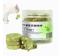 Cat Grass Snack, 120 g de collations séchées au congélateur, de l' de Chat: 1 Sac de 25 g de d' pour Chats pour 10 Pots de Chat Fini - friandises de Chats naturels, Her