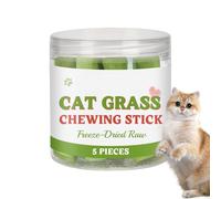 Cat Grass Sticks, Organic Catnip Chew Sticks, Natural Hairball Relief, 1.89x3.86 inches Dentistry Health Stress Relief Toy for Home and Travel, Interactive Training Aid