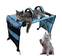 Cat Grooming Hammock | 30lbs Weight Capacity Pet Bathing Sling Table | Dog Anti-Scratch Clipping Hammock for Indoor Apartment Living Room Bathroom Kennel Veterinary Post-Walk