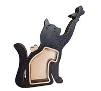 Cat Hair Keepsake, Wooden Cats Hair Box, Pet Strands Holder, Thoughtful Sympathy Gifting, Sturdy Souvenir Storage for Nails, Puppy, Animal Lovers, Doggy, Birthday, Table, Porch, 7.09x5.91x0.79 inches