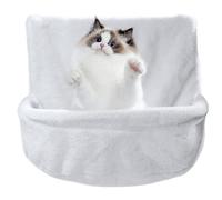 Cat Hamac pour Chaise | Sac de Couchage de liit de Garde-Corps avec Cadre en métal | Siège de fenêtre de hamac de chhat Robuste, étagères murales de chhat Respirante Fortes et sécurisées