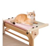 Cat Hammock Bed, Cat Window Bed, Cat Window Seat, Window Perch for Cats, Cat Window Hammock, Large Cat Window Perch, Wood Cat Window Bed, Cat Seat for Window Sill, Easy Install Cat Hammock