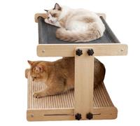 Cat Hammock Perch, Floating Window Sleeping Bed, System Kit, Wooden Pet Rest, Reinforced Frame Build Structure, Relaxing Sunlight Design Style for Home Study Use