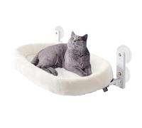 Cat Hammock Wall, Space Saving Window Perch, Strong Suction Cup Cat Shelf 11.81x23.62in, Breathable Warm Cats Bed, Comfortable and Secure for Pet, Kitten