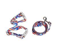 Cat Harn Le Set Escape Proof Soft Kitten Walking Gest Le with Rapide Boucle à Libération pour Extérieur Sat Harn Setcat Chest Leash Cat Leashcat Walking Leashescape (M)