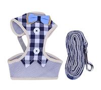 Cat Harness and Leash, Pet Harness Polyester Breathable Mesh Cat Vest Cat Walking Harness and Leash Kitten Harness for Cats (M)