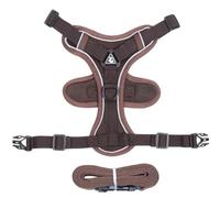 Cat Harness | Polyester, S/M & L/XL Sizes (9.1in-11.4in Length) | Escape-Proof Breathable Vest for Small Dogs, Cats | Reflective Pet Walking Lead