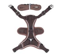 Cat Harness | Polyester, S/M & L/XL Sizes (9.1in-11.4in Length) | Escape-Proof Breathable Vest for Small Dogs, Cats | Reflective Pet Walking Lead