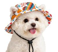 Cat Hat| Sun Protection Breathable | Kitten Fisherman Hat| for Pet Parents Adjustable Rope ThatAllows Flexible Length Adjustment to Suit Cats of Various Head Shapes, Better Fixes The hatTo Keep It
