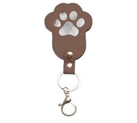 Cat-Hoils Storage Kelechains, Pet Memorial Hair Collector, PU Leather Paw Organisateur avec Fermeture sécurisée, Pratique pour déplacements, Voyages, l'école, Les Adolescents, Les Adulte