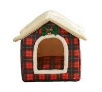 Cat House Bed, Pet Cave Hideaway, Enclosed Cat House, Plush Warm Pet Cave, Soft Cat Dome Bed, Indoor Pet Bed, Cozy Cat Sleeping Space, Small Animal Bed, Feline Hideaway, Cat Bed for Indoor Use