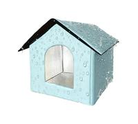 Cat House Extérieur - 45x43x40cmferal Cats Warm House, Chat Extérieur Résistant aux Intempéries | Garnitures De Lit D'abri Pliant | Oxford Stray Kitten Accueil Condos En Plein Air