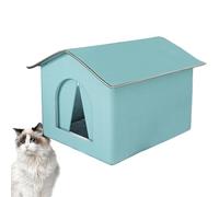 Cat House, Foldable Pet Cave, Winter Cat Cave, Waterproof Pet Tent for Winter, Waterproof and Rainproof Kitten Cave Perfect for Feral Cats, Puppies, and Other Outdoor Pets