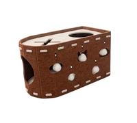 Cat House, Indoor Cats Hideaway Condo, Felt Furniture Protection Kitten Training Toy Condo for Indoor Workspaces, Rooms, Apartment, Offices, Home, Balcony, Bedroom, Living Room, 52x30x30cm