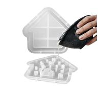 Cat House Silicone Mold | Craft Ornament Tool | Mold For Resin, Clay, Soap, Candle Making | Ideal For Classroom, School, Desk, Nursery, Living Room, Garden, Christmas And Halloween D