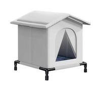 Cat House - Waterproof Windproof Outdoor Cave Shelter | Weatherproof Pet Hideaway Bed with Enclosed Design for Sleeping, Playing, Patio, Balcony, Camping Or Indoor Outdoor Use