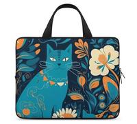 Cat in The Wild - Housse pour ordinateur portable de 13 pouces - Housse de protection ultra fine et étanche avec dragonne