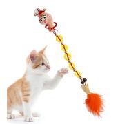 Cat Interactive Catcher Teaser, Hangable Cat Toys for Indoor Cats, Feather Teaser for Cats, Catcher Teaser Wand for Cats, Interactive Cat Feather Wand, Indoor Teaser Wand for Cats, Cat Teaser Enrichme