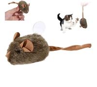 Cat Interactive Toy,Plush Electronic Mice Cat Toys,Cats Teething Toys,Interactive Indoor Cats Toy for Pets,Self-Play,Chasing,Chewing,and Daily Exercise (1)