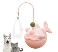 Cat Interactive Toys - Chasse au Chaton Catnip Teaser | Jouet à Plumes de Chat Amusant Stimulation mentale sensorielle Distributeur de Traitement pour l'ennui, Chasse en, Attention Dynamique