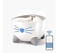 CAT IT Fontaine à eau connectée pour chat - 2L (Acier inox, stérilisation UVC et application)