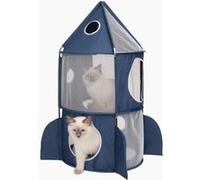 CAT IT Tour a chat Fusee Vesper Rocket Ship - Bleu Bleu G