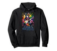 Cat joue de la guitare - ROCK YOUR LIFESTYLE 1 Sweat à Capuche