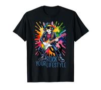 Cat joue de la guitare - ROCK YOUR LIFESTYLE 1 T-Shirt