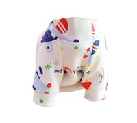 Cat Jumpsuit for Summer | Cute Cotton Pet Clothes Reduces Shedding & Hair Loss | Breathable Lightweight Kitten Apparel for British Shorthair/Ragdoll/Daily Walking (Four Legged Clothes with Full