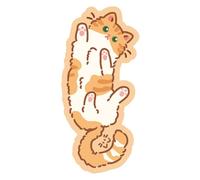 Cat Keyboard Pad Kitten Desk Mat Funny Deskmat Mousepad for Laptop and Office Desk, Non-Slip Rubber Base with Stitched Edges, Cute Cat Desks Decor Accessory for Women and Girls