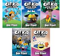 Cat Kid Comic Club Series Set of 5 Books - Perspectives, On Purpose, Collaborations, Influencers