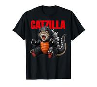 Cat Kitty Catzilla for Cat Moms Cat Dads Pet Lovers T-Shirt