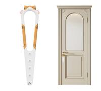 Cat Latch pour porte, butée et support de porte réglable le chien à l'extérieur - Garde pour animaux de compagnie élastique multifonctionnel, levier résistant aux chats pour salle de stockage