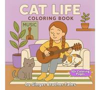 Cat Life Coloring Book: Stress Relief with Cats | Cozy, Calming, and Adorable Cat Coloring Fun
